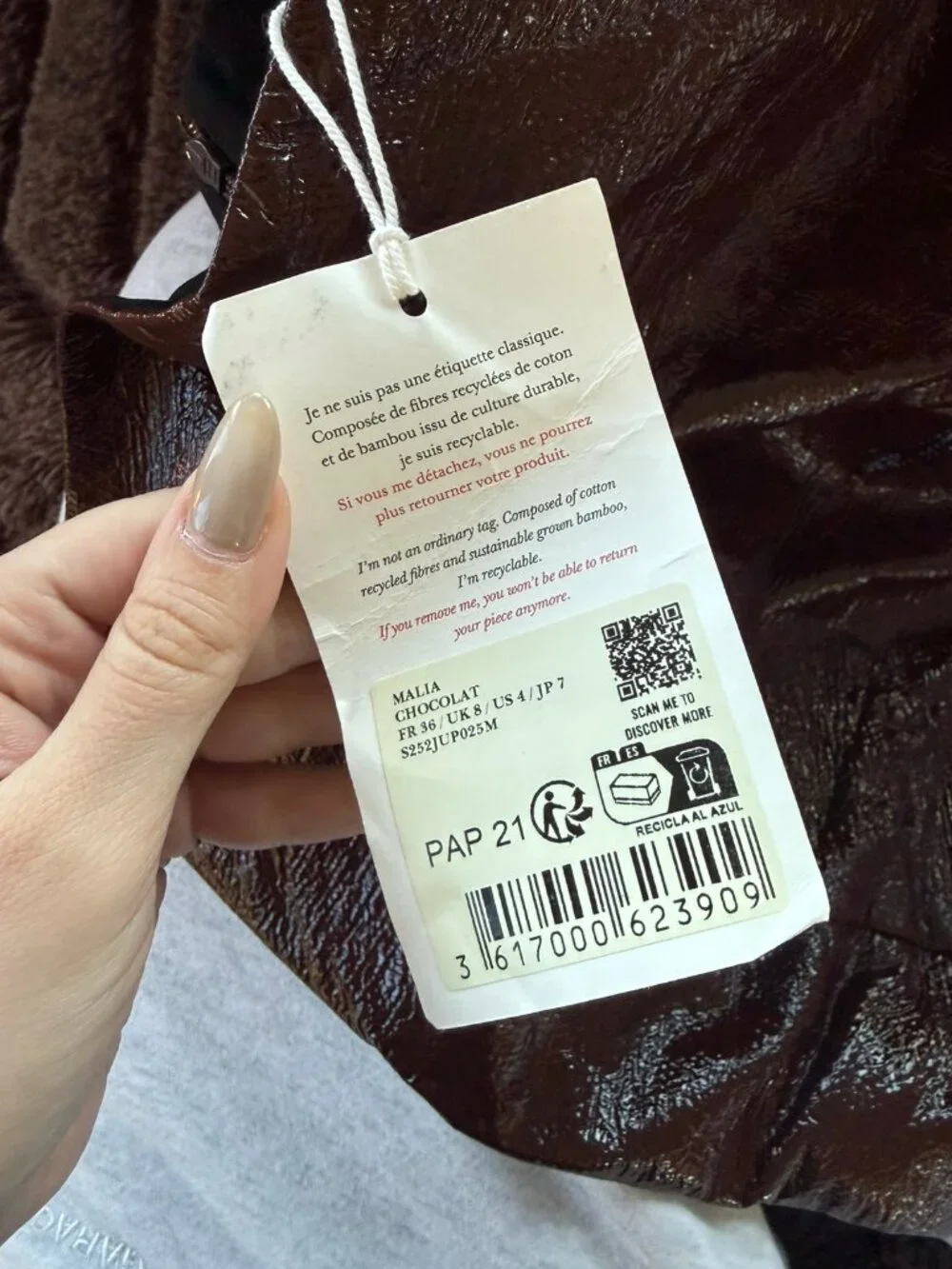 Sezane Robbin Jacket & Malia Skirt Matching Set - Picture 5 of 5